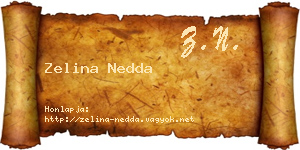 Zelina Nedda névjegykártya